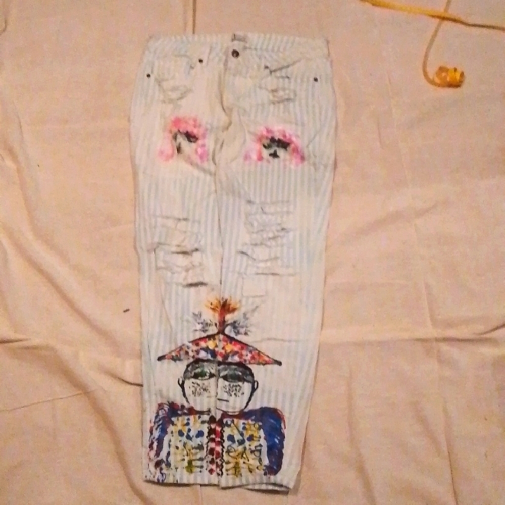 Forever 21 Jeans, Hand Painted, Size 30